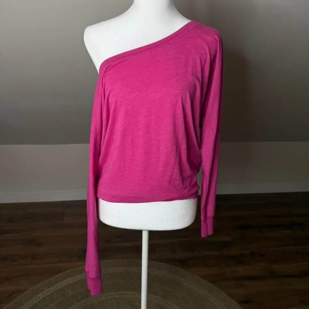 Alo yoga pink cropped‎ top